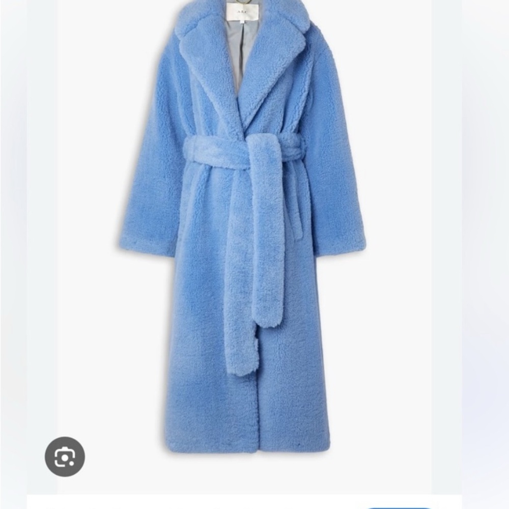 ALC cozy Blue Faux Fur Coat